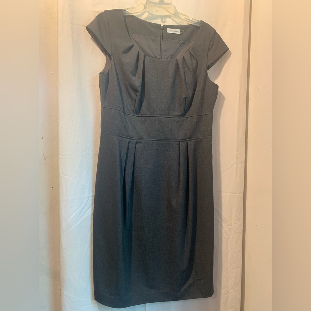 Calvin Klein Gray Dress Size 12
